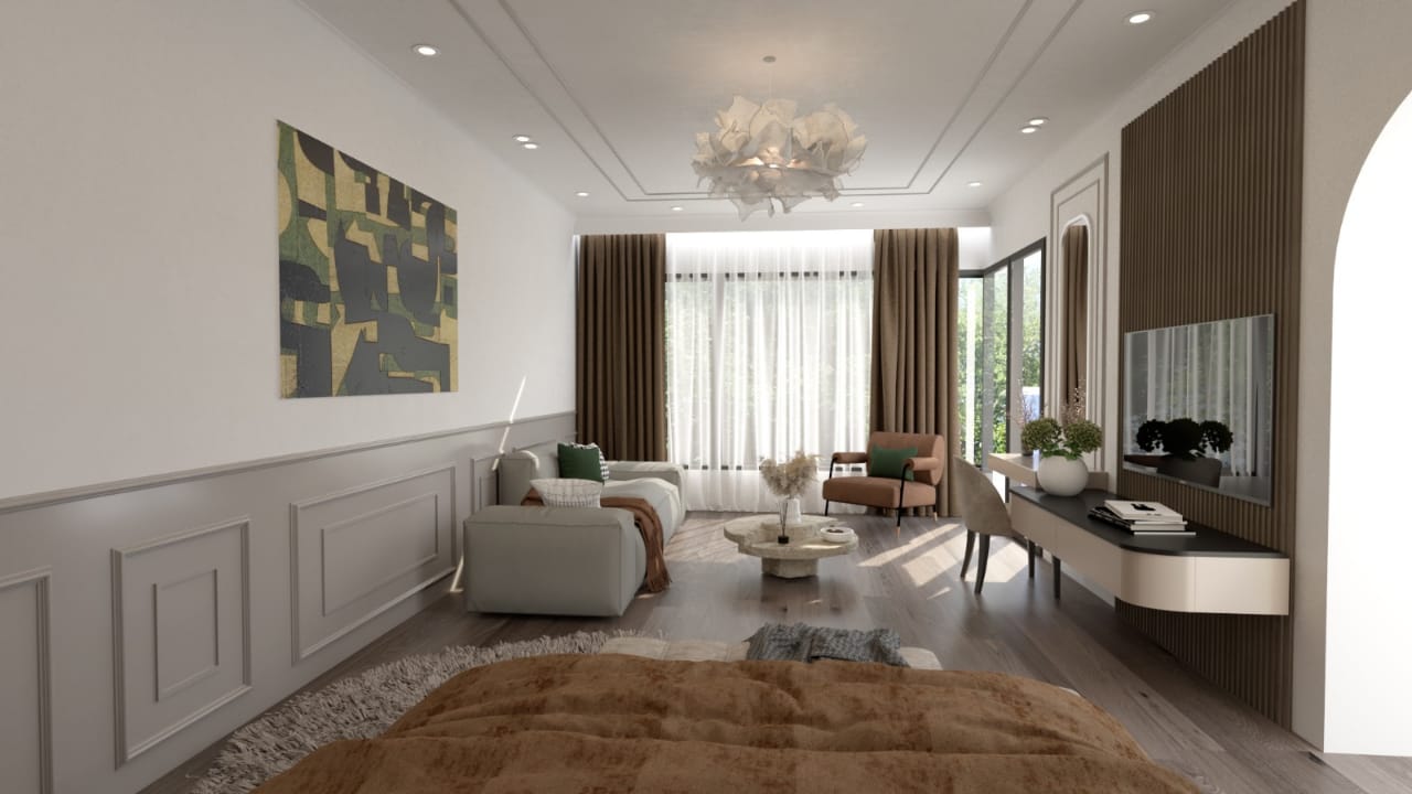Villa Route tahannouat Projet Malak