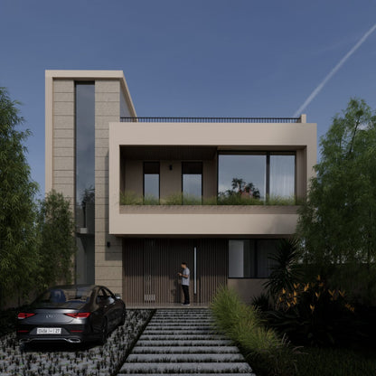 Villa Route tahannouat Projet Malak