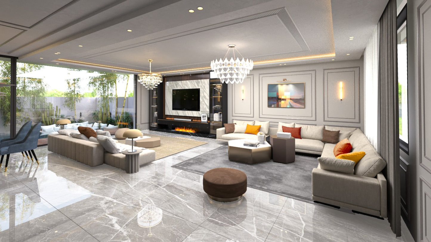 Villa Route tahannouat Projet Malak